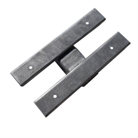 Ferrure double patin plat noix en  50