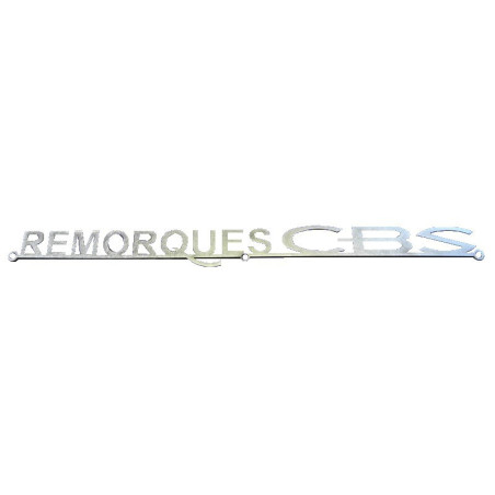 Signalétique CBS Remorques en découpe laser MM