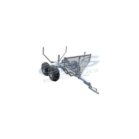 Remorque Non routière CBS B340 tractable par un Quad