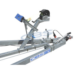 Remorque multirouleaux CBS M1060F simple essieu freiné PTAC 1400 kg