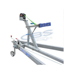 Remorques Bateaux CBS M1602F fabrique en France pour transporter Batea