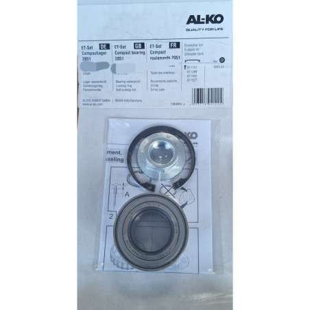 Kit roulement cartouche D34 WP 1000-1350KG Alko