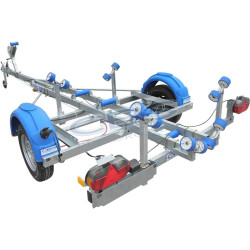 Boat trailers with 12 rollers, 1 axle trailer alko