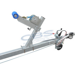 Boat trailers with 12 rollers, 1 axle trailer alko