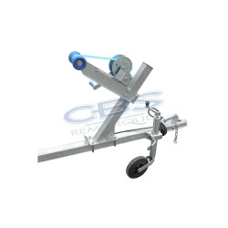 Remorque multirouleaux CBS M0370 simple essieu non freiné PTAC 500kg