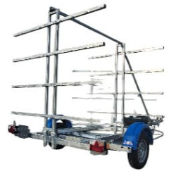 CBS FR87 kayak remolque para transportar un kayak o canoa. CBS FR87 kayak remolque para transportar un kayak o canoa.