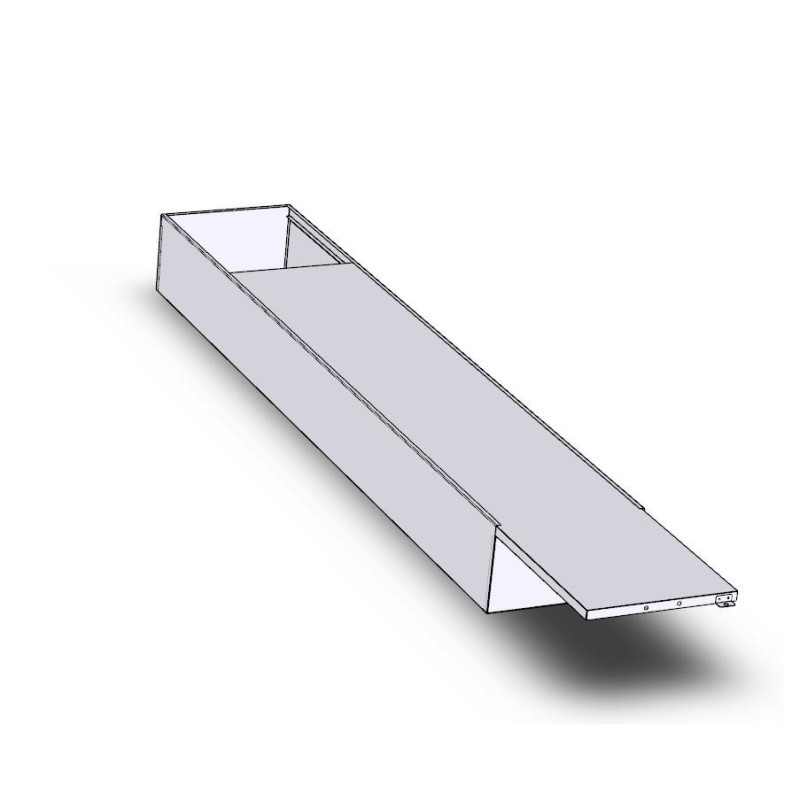 Panier en tôle galva avec couvercle pour C2-C4-C6