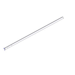 Châssis nu T1JET K  en tube 50x50 long 2.6m