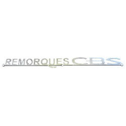 Signalétique CBS Remorques en découpe laser MM