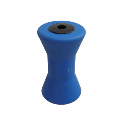 Super diabolo bi-matière bleu/noir longueur 195 mm alésage diamètre17
