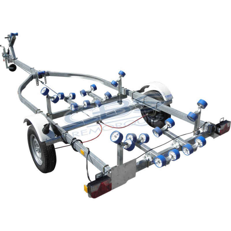 Multirollers Boat trailer CBS M0640F - CBS Remorques Multirollers Boat trailer CBS M0640F - CBS Remorques