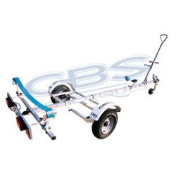 Velero remolque CBS V0180 con 1 eje remolque Brand Alko. El trailer Ve