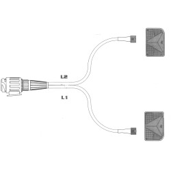 Kit feux arrière 6 Fonctions 13 broches PM pour T8F