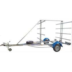 CBS FR87 kayak remolque para transportar un kayak o canoa.
