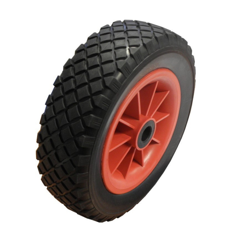 Roue diam 260mm increvable jante plastique al. 20 Roue diam 260mm increvable jante plastique al. 20