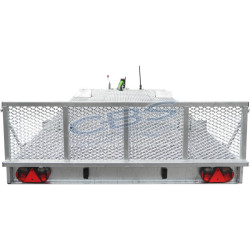 Remorque porte-voiture CBS RV2500 PTAC 3200 KG et une caisse de 5.00 x