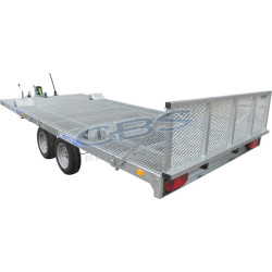 Remorque porte-voiture CBS RV2500 PTAC 3200 KG et une caisse de 5.00 x