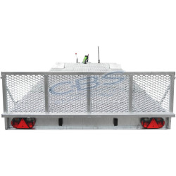 Remorque porte-voiture CBS RV11 PTAC 1600KG et une caisse de 4.00 x 2.
