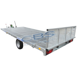 Remorque porte-voiture CBS RV11 PTAC 1600KG et une caisse de 4.00 x 2.
