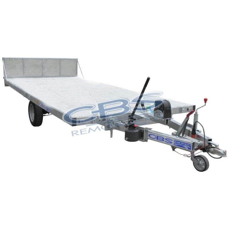 Remorque porte-voiture CBS RV11 PTAC 1600KG et une caisse de 4.00 x 2. Remorque porte-voiture CBS RV11 PTAC 1600KG et une caisse de 4.00 x 2.