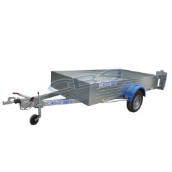 Remorque Plateau Quad CBS PTAC 1060 KG et une caisse de 3.00 x 1.65 m