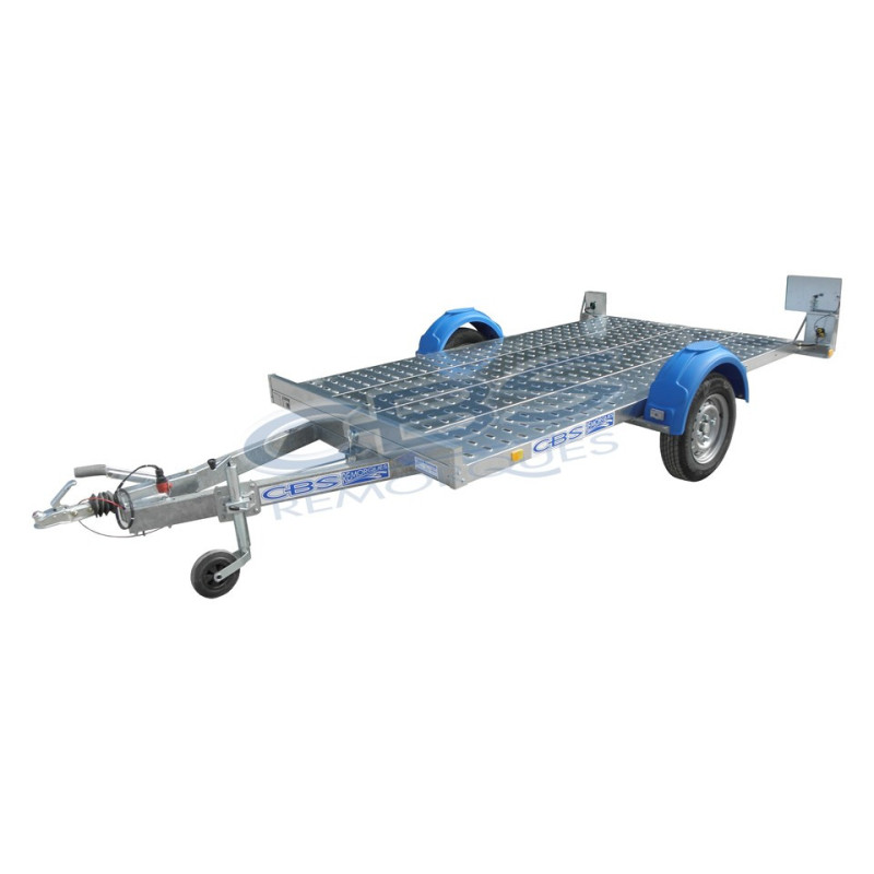 Remorque plateau multi-usages / porte voiture CU 930 kg