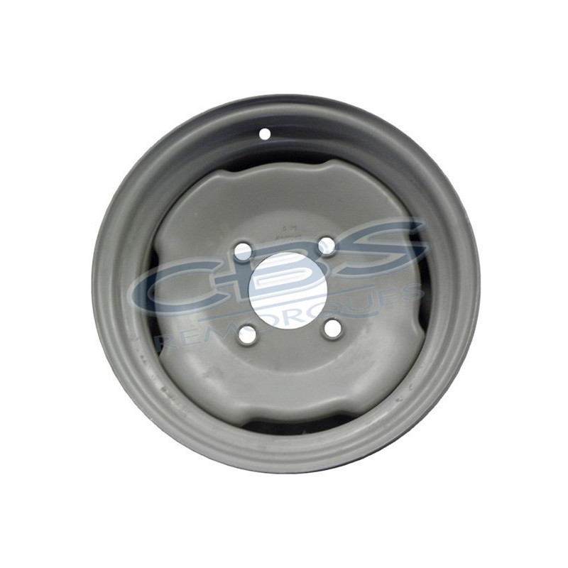 Jante 14 pouces 5.00x14 - 4x130 (agraire) - CBS Remorques