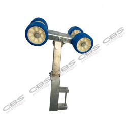 Ensemble diabolos double en 120, chandelle 400 pour tube 100x50