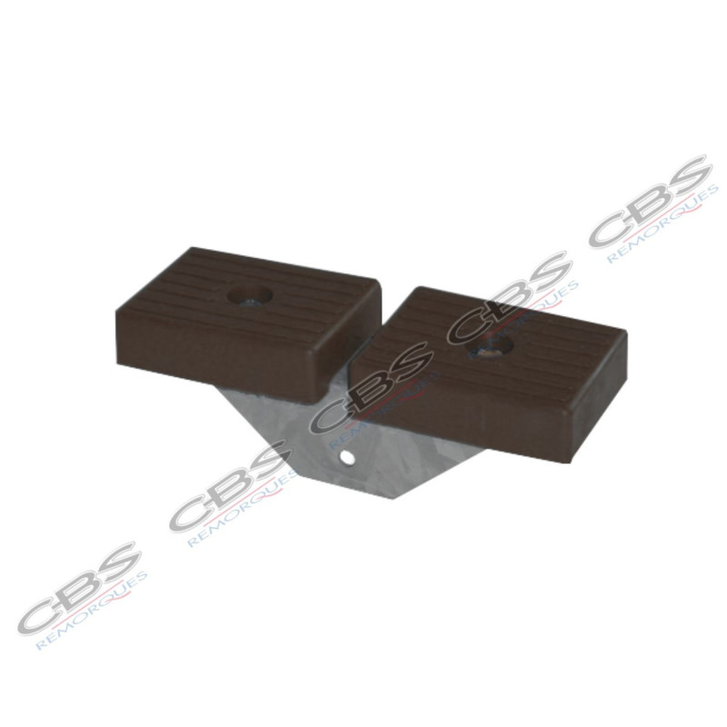 Ensemble ferrure+ patins noirs en 120 pour étrave à partir de la T112M Ensemble ferrure+ patins noirs en 120 pour étrave à partir de la T112M