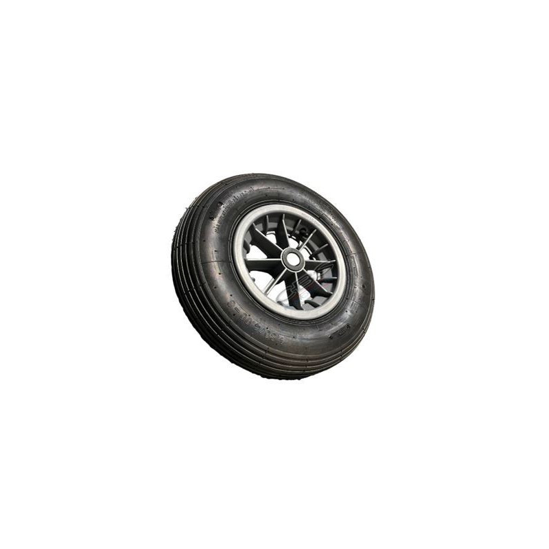 Roue complète gonflable 400x8 2 plys Roue complète gonflable 400x8 2 plys