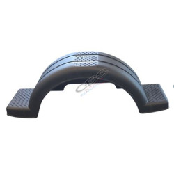 Garde Boue 13 pouces noir avec marchepieds
