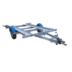 Remorque porte voiture CBS RV099 PTAC 1350KG et une caisse de 3.80 x 1