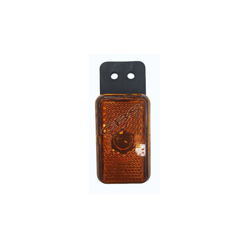 Side marker orange sur support souple sans le cable