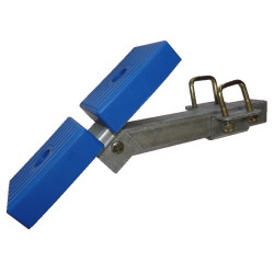 Ensemble patins plats, chandelle pour tube en 80x40